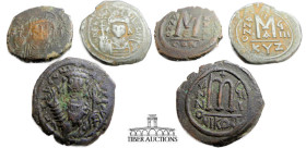 Three Mid grade Byzantine coins from the DBR collection. 39.13 g.