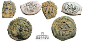 Three Mid grade Byzantine coins from the DBR collection. 17.82 g.