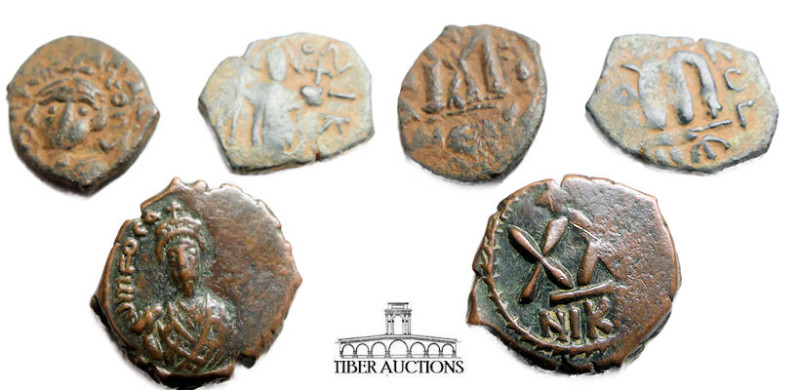 Three Mid grade Byzantine coins from the DBR collection. 14.18 g.