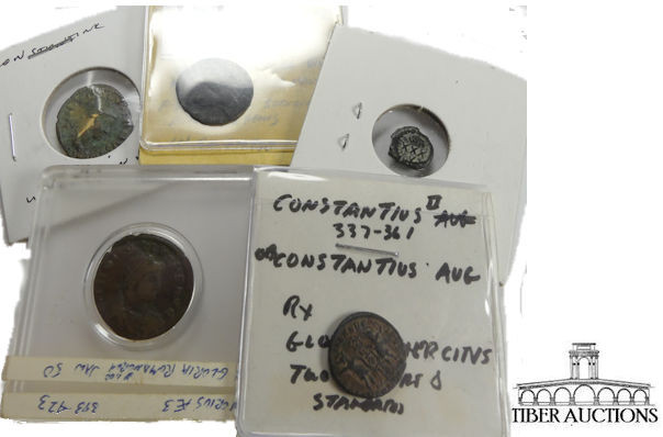 biddr - Tiber Numismatics and Auctions, Auction 5, lot 586. 5 assorted ...