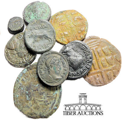 biddr - Tiber Numismatics and Auctions, Auction 5, lot 606. 9 assorted ...