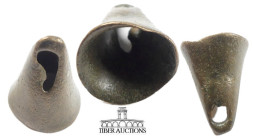 Medieval. Bronze bell. 12th - 14th Century AD. 20 mm x 17 mm, 3.96 g.