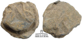 Byzantine. Lead seal. Monogram. 6th Century-11th Century CE. 17 mm x 16 mm. 10.11 g.
