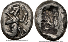 ACHAEMENID PERSIA. Darius I-Xerxes II (ca. 5th century BC). AR siglos (16mm). NGC Choice VF. Lydo-Milesian standard. Sardes mint, ca. 485-420 BC. Pers...
