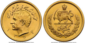 Muhammad Reza Pahlavi Shah gold Pahlavi 1352 MS64 NGC, KM1162. HID09801242017 © 2024 Heritage Auctions | All Rights Reserved