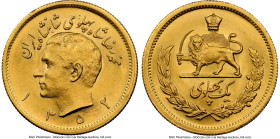 Muhammad Reza Pahlavi Shah gold Pahlavi SH 1352 (1973) MS63 NGC, Tehran mint, KM1162. HID09801242017 © 2024 Heritage Auctions | All Rights Reserved