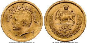Muhammad Reza Pahlavi Shah gold Pahlavi 1354 MS66 NGC, KM1200. Near the very peak of the certified population. HID09801242017 © 2024 Heritage Auctions...