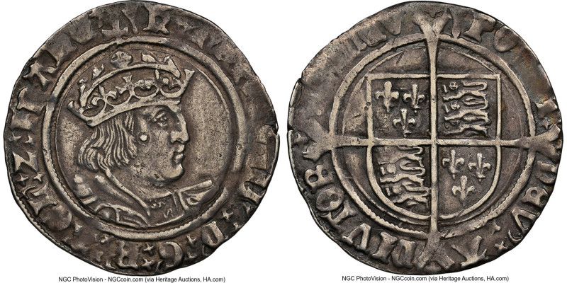 Henry VIII (1509-1547) Groat (4 Pence) ND (1526-1544) XF45 NGC, London mint, S-2...