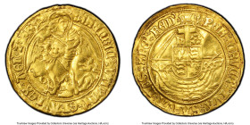 Henry VIII (1509-1547) gold Angel ND (1509-1526) XF Details (Mount Removed) PCGS, S-2265. 5.0gm. An attractive piece, with a particularly well preserv...