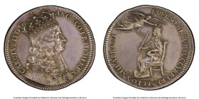 Charles II silver "Coronation" Medal 1661 AU Details (Tooled) PCGS, Eimer-221, MI-472-76. 30mm. By T. Simon. HID09801242017 © 2024 Heritage Auctions |...