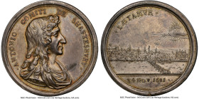 Earl of Shaftesbury silver "Anthony Ashley Cooper - High Treason Acquittal" Medal 1681 MS63 NGC, MI-583-259, Eimer-261. The only Mint State example ce...