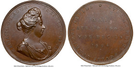 William and Mary bronze "Death of Mary" Medal 1694 MS63 Brown NGC, MI-111-343, Eimer-362. 49mm. An attractive late 17th-century medallic issue not oft...