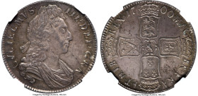 William III Crown 1700 MS63 NGC, KM494.3, S-3474, ESC-97. A superb rendition of this William III Crown issue; delightfully glossy, without high-point ...