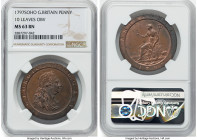 George III "Cartwheel" Penny 1797-SOHO MS63 Brown NGC, Soho mint, KM618, S-3777. 10 Leaves variety. HID09801242017 © 2024 Heritage Auctions | All Righ...