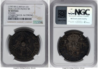 George III Counterstamped Bank Dollar ND (1797-1799) XF Details (Stained) NGC, KM634, ESC-129. Host: Mexico Charles IV 8 Reales 1794 Mo-FM KM109 count...