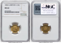 George III gold 1/3 Guinea 1804 MS62 NGC, KM650, S-3740. HID09801242017 © 2024 Heritage Auctions | All Rights Reserved