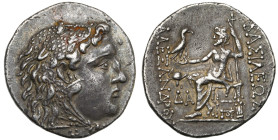 THRACE, MESEMBRIA, AR tétradrachme, 175-125 av. J.-C. Au nom d'Alexandre III le Grand. D/ T. d'Héraclès à d., coiffé de la dépouille de lion. R/ ΒΑΣΙΛ...