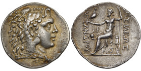 THRACE, MESEMBRIA, AR tétradrachme, vers 125-65 av. J.-C. Au nom d'Alexandre III le Grand. D/ T. d'Héraclès à d., coiffé de la dépouille de lion. R/ Β...