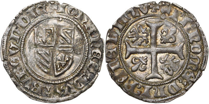 FRANCE, BOURGOGNE, Duché, Jean sans Peur (1404-1419), AR grand blanc, après 1411...