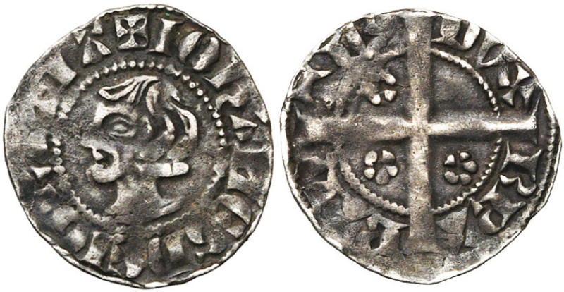 BRABANT, Duché, Jean Ier (1268-1294), AR denier (kopje), après 1286. Au type hol...