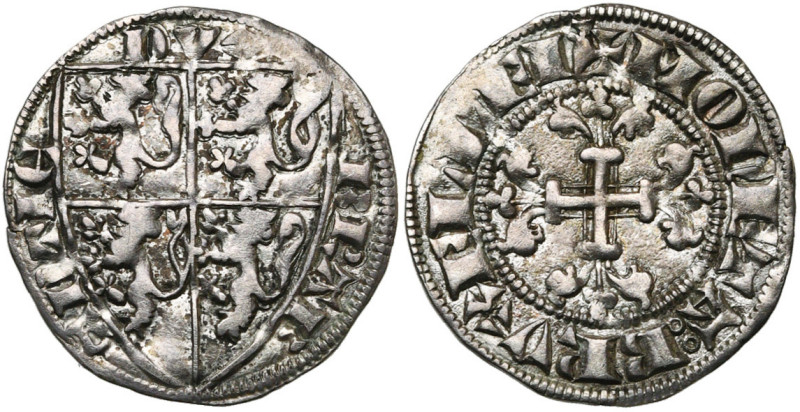 BRABANT, Duché, Jean III (1312-1355), AR esterlin à l'écu, 1329-1337, Bruxelles....