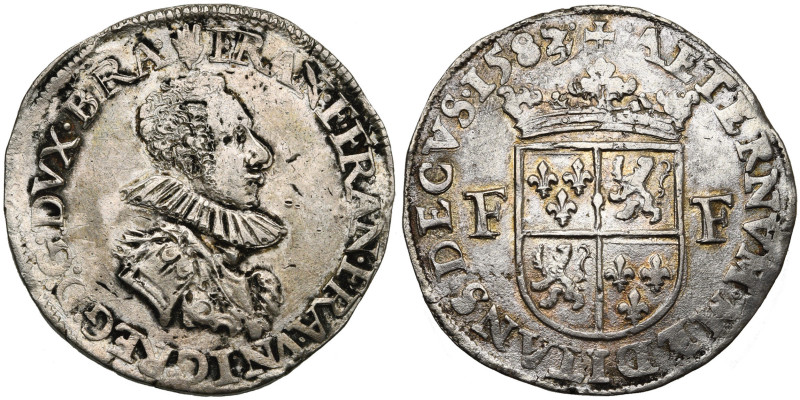 BRABANT, Duché, François d'Alençon, duc d'Anjou (1581-1584), AR demi-écu, 1583 (...