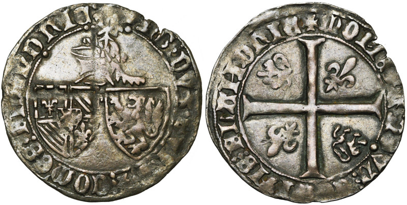 NAMUR, Comté, Philippe le Bon, héritier du comté (1421-1429), AR double gros bra...