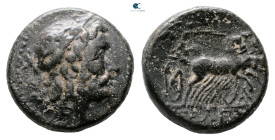 Sicily. Fifth Democracy 214-212 BC. Bronze Æ