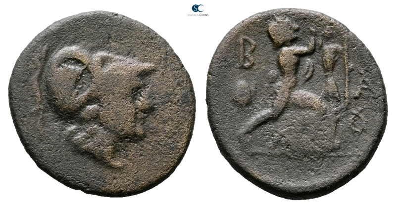 Kings of Macedon. Uncertain mint. Antigonos II Gonatas 277-239 BC. 
Bronze Æ
...