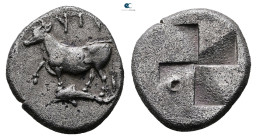 Thrace. Byzantion circa 340-320 BC. Drachm AR