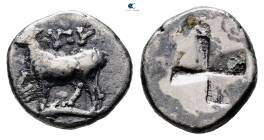 Thrace. Byzantion circa 340-320 BC. Drachm AR