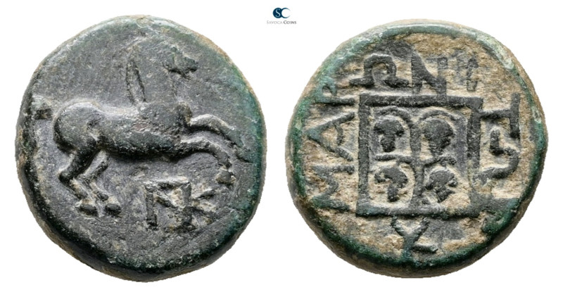 Thrace. Maroneia circa 398-347 BC. 
Bronze Æ

15 mm, 3,53 g



Very Fine
