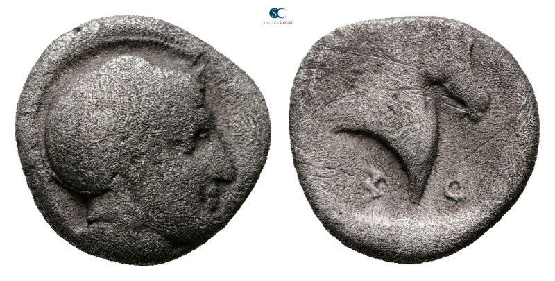 Thessaly. Pharsalos circa 500-450 BC. 
Hemidrachm AR

14 mm, 2,54 g



Ne...