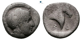 Thessaly. Pharsalos circa 500-450 BC. Hemidrachm AR