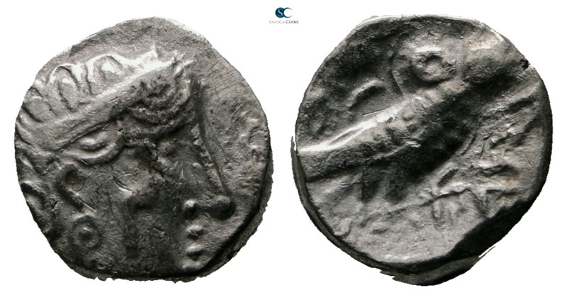 Attica. Athens circa 500-480 BC. 
Hemidrachm AR

13 mm, 2,29 g



Nearly ...