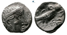 Attica. Athens circa 500-480 BC. Hemidrachm AR