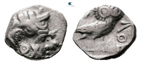 Attica. Athens circa 500-480 BC. Obol AR