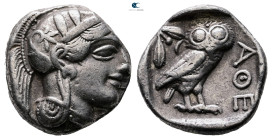 Attica. Athens circa 454-404 BC. Tetradrachm AR