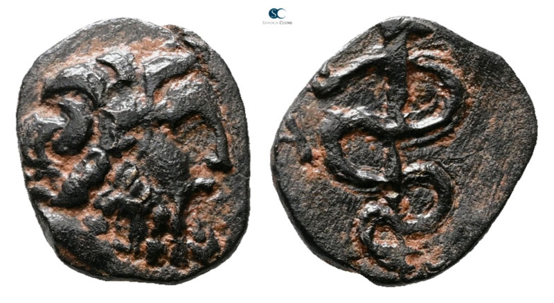 Mysia. Pergamon circa 200-113 BC. 
Bronze Æ

14 mm, 1,96 g



Good Fine