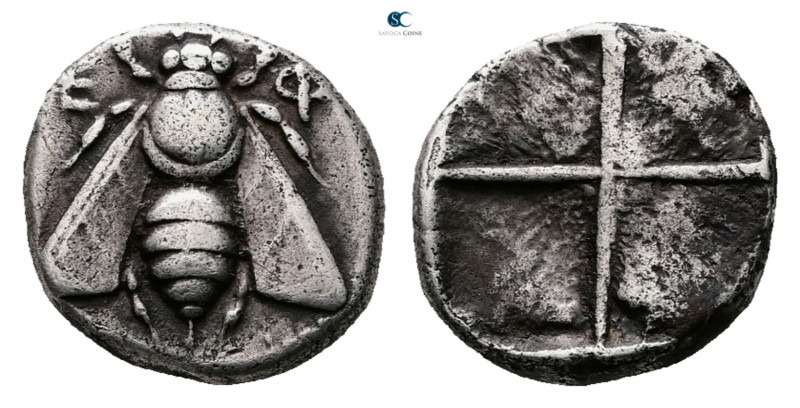Ionia. Ephesos circa 340-325 BC. 
Drachm AR

13 mm, 3,11 g



Good Very F...