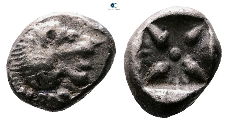 Ionia. Miletos circa 525-475 BC. 
Diobol AR

10 mm, 1,17 g



Nearly Very...