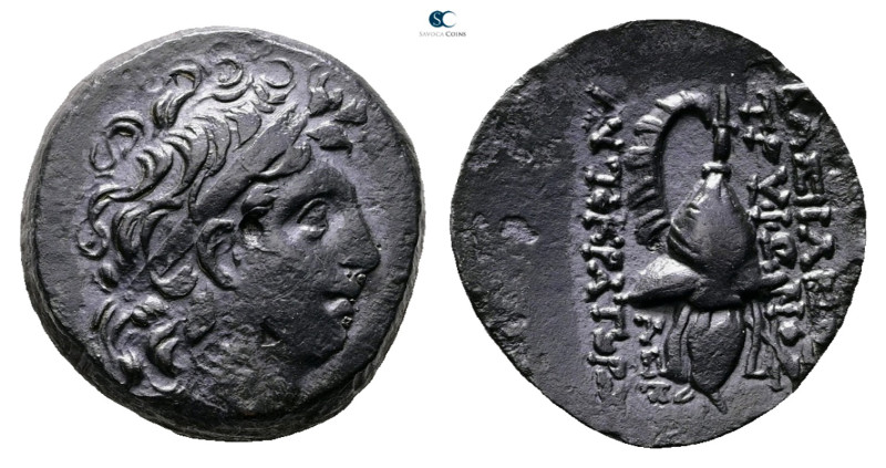 Seleukid Kingdom. Tryphon 142-138 BC. 
Bronze Æ

17 mm, 4,68 g



Good Ve...