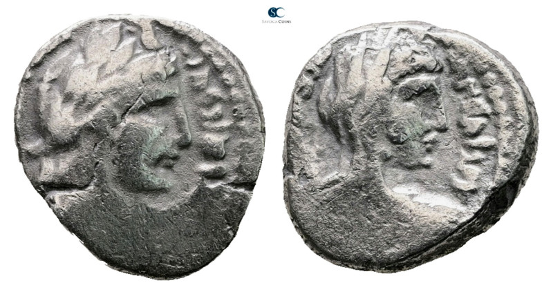 Nabataea. Petra. Rabbel II, with Gamilat AD 70-106. 
AR Sela' – "Drachm"

15 ...