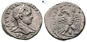 Seleucis and Pieria. Antioch. Elagabal AD 218-222. Billon-Tetradrachm