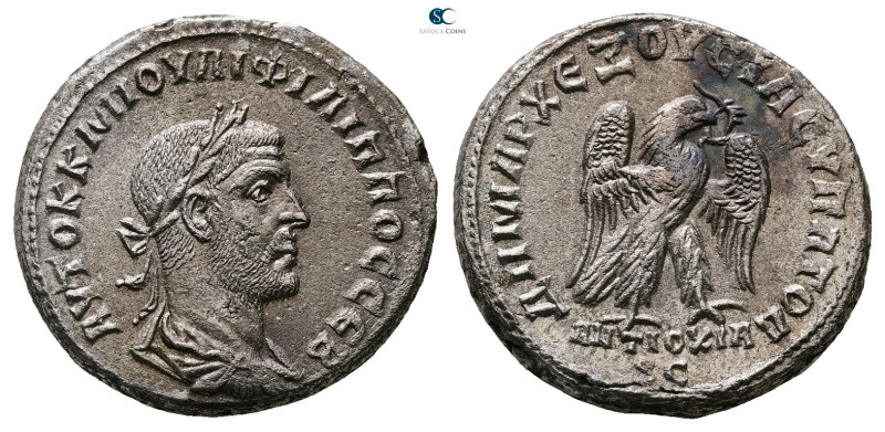 Seleucis and Pieria. Antioch. Philip I Arab AD 244-249. 
Billon-Tetradrachm

...