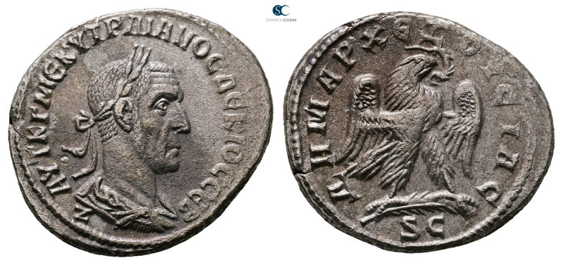 Seleucis and Pieria. Antioch. Trajan Decius AD 249-251. 
Billon-Tetradrachm

...