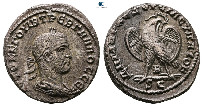 Seleucis and Pieria. Antioch. Trebonianus Gallus AD 251-253. 
Billon-Tetradrach...