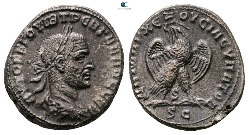 Seleucis and Pieria. Antioch. Trebonianus Gallus AD 251-253. 
Billon-Tetradrach...