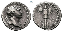 Trajan AD 98-117. Rome. Denarius AR