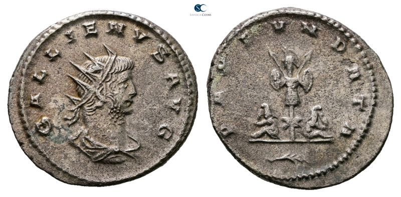 Gallienus AD 253-268. Antioch
Billon Antoninianus

22 mm, 4,75 g



Good ...